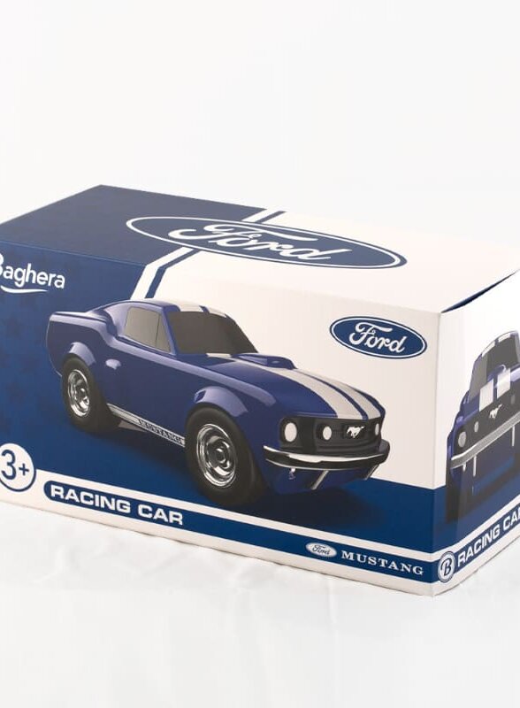 Игрушечная гоночная машинка Baghera Ford Mustang, синяя