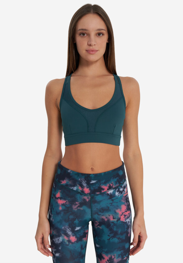Топ бра спортивный Demix ActiveMove Dance Mesh Bra, Голубой