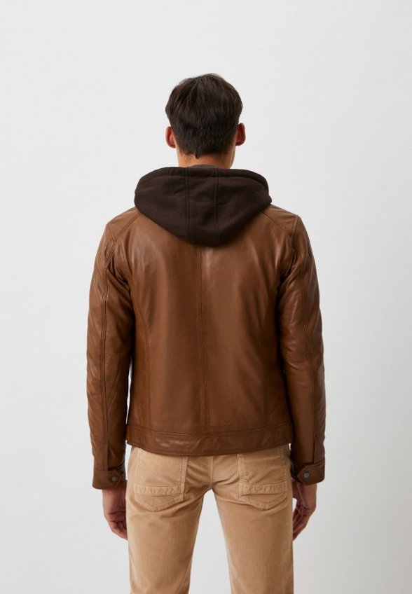 Куртка кожаная Serge Pariente