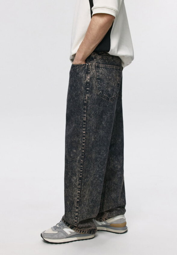 Джинсы WIDE LEG со средней посадкой