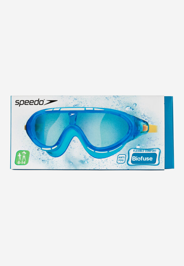 Полумаска для плавания детская Speedo Biofuse Rift, Голубой