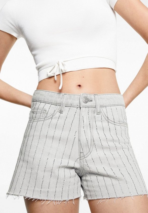 Шорты джинсовые Mango Teen