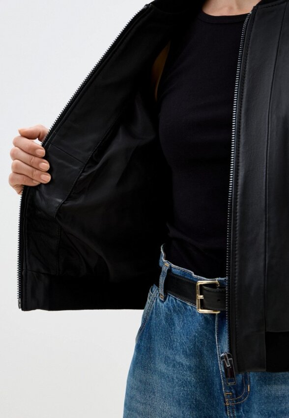 Куртка кожаная Снежная Королева