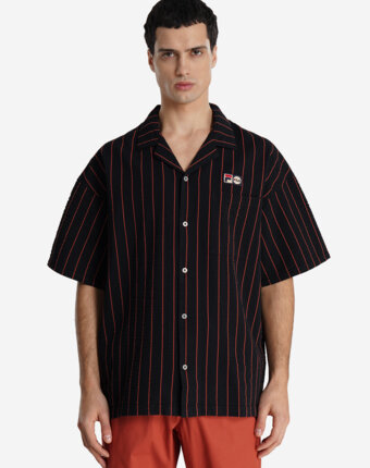 Рубашка с коротким рукавом мужская FILA, Черный женщинам