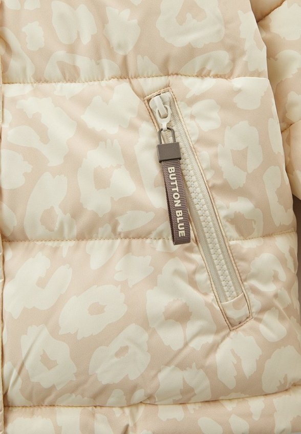 Куртка утепленная и варежки Button Blue