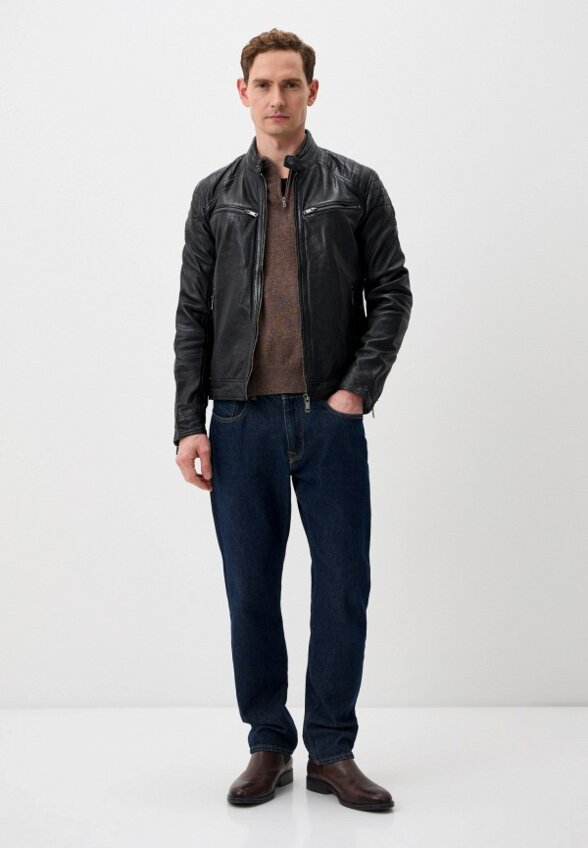 Куртка кожаная Jorg Weber