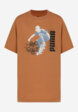 Футболка для мальчиков PUMA Mid90 S Graphic, Бежевый6  - превью