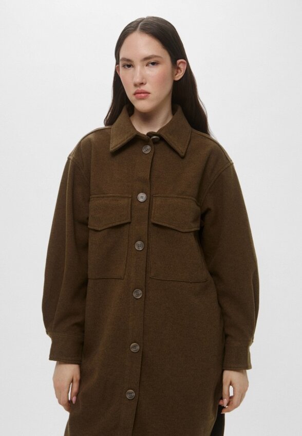 Пальто-рубашка H&M