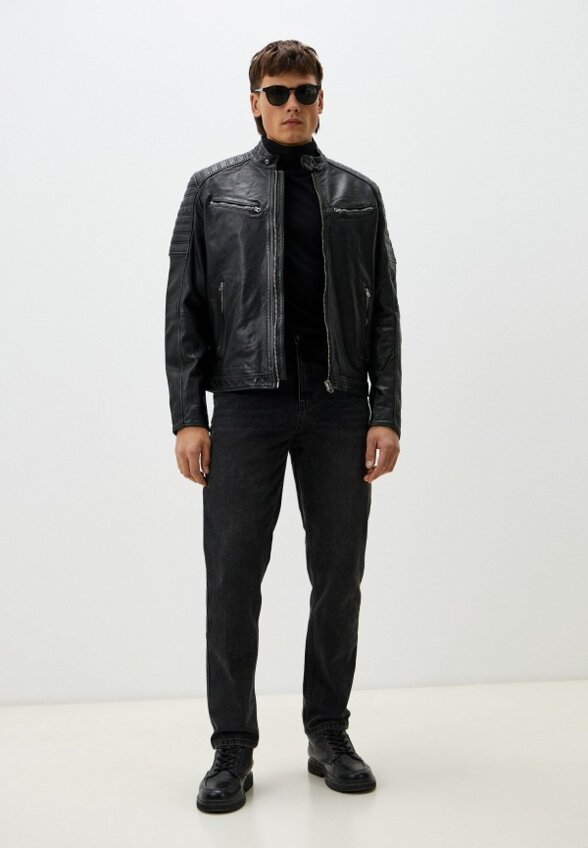 Куртка кожаная Jorg Weber