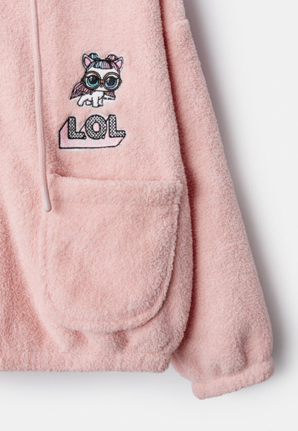 Флисовая толстовка для девочек из коллекции SELA × L.O.L.