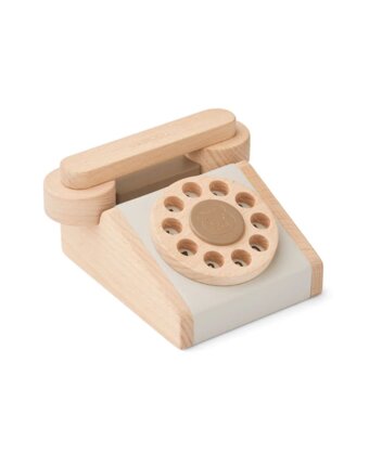 Игрушечный телефон ЛИВУД (LIEWOOD), пшеничный микс с песочным детям