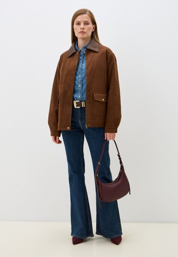 Куртка кожаная Luigin