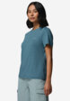 Футболка женская Columbia Parsons Point SS Logo Tee, Синий4  - превью