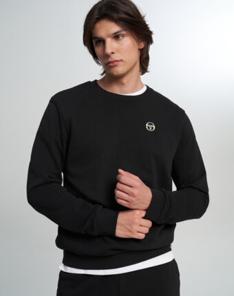 Свитшот мужской Sergio Tacchini Chiaro, Черный женщинам