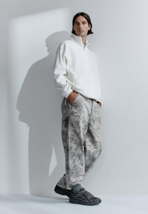 Флисовая толстовка Oversize fit
