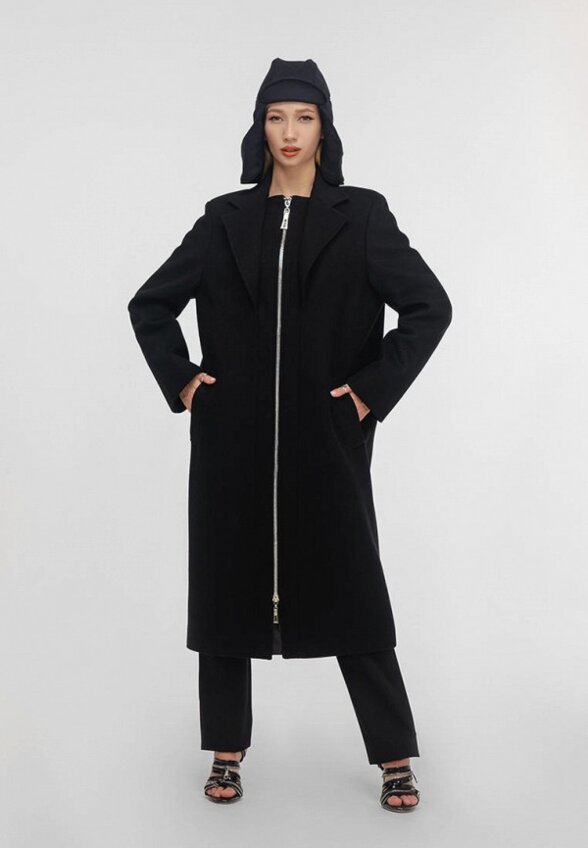Пальто однобортное IZ13
