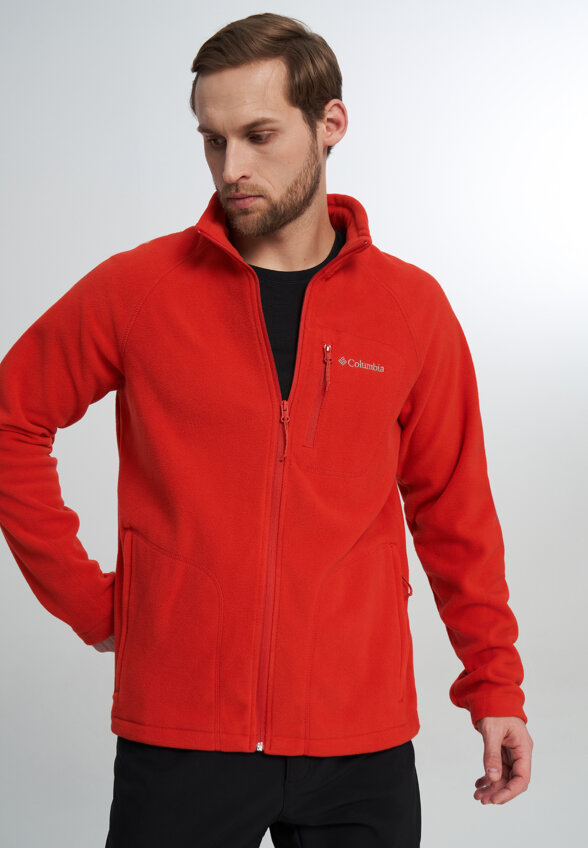 Джемпер флисовый мужской Columbia Fast Trek Ii Full Zip Fleece, Красный
