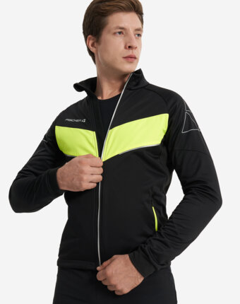 Куртка для беговых лыж мужская Fischer, Черный женщинам