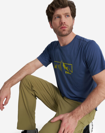 Футболка мужская Jack Wolfskin Peak Graphic, Синий женщинам