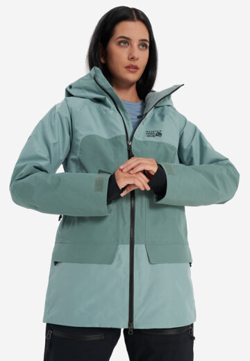 Куртка горнолыжная женская Mountain Hardwear Cloud Bank, Голубой