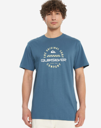 Футболка мужская Quiksilver Post It, Синий женщинам