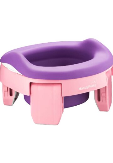 Дорожный горшок ROXY-KIDS/HandyPotty, 3 в 1, розовый