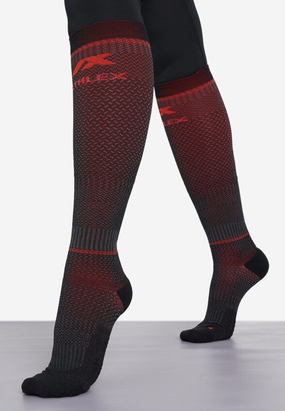 Гетры компрессионные Athlex, 1 пара, Черный