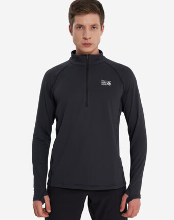 Толстовка мужская Mountain Hardwear Crater Lake Heavyweight Half Zip, Черный женщинам