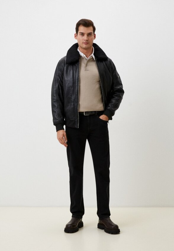Куртка кожаная Urban Fashion for Men