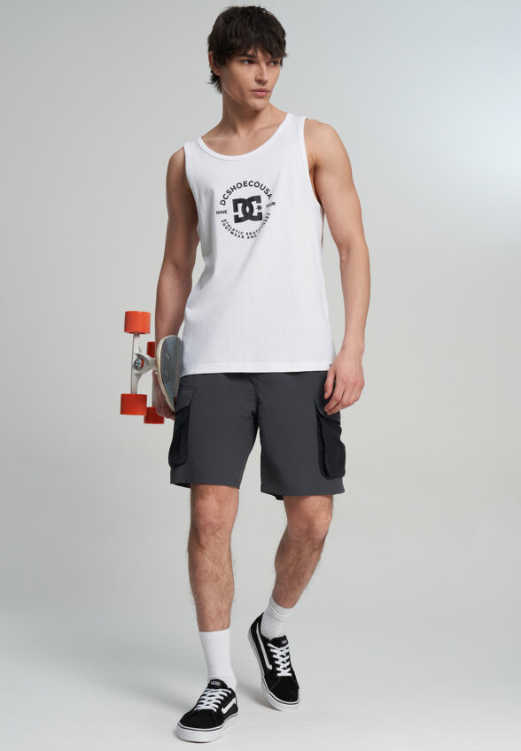 Майка мужская DC Shoes Tank Circle Star, Белый