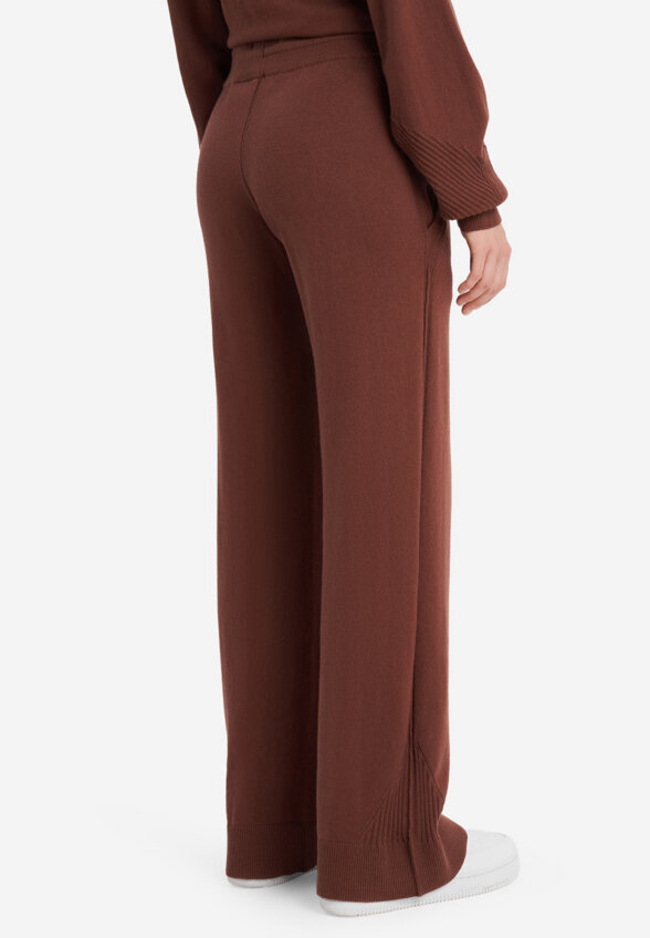 Брюки с кашемиром женские Sensana, Коричневый