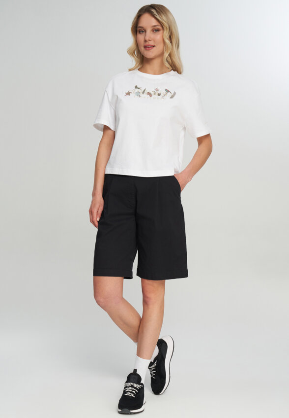 Футболка женская Columbia Rolling Bend Graphic Relaxed Crop SS, Белый