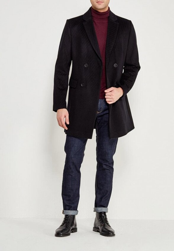 Пальто двубортное Bazioni