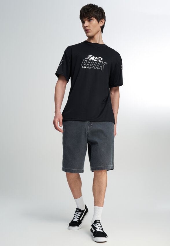 Шорты мужские оверсайз Quiksilver Mercury Carpenter, Черный
