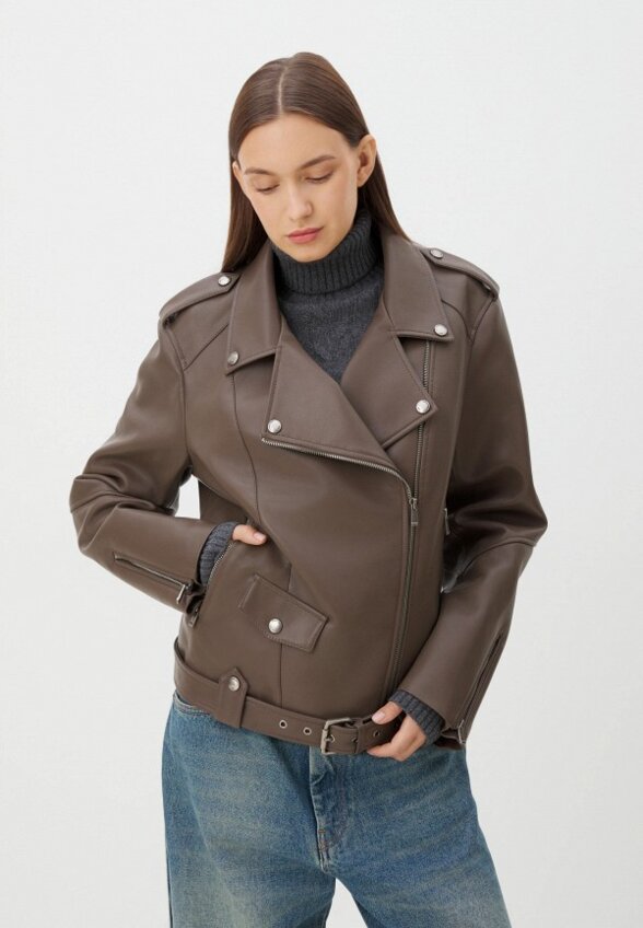 Куртка кожаная Maison David