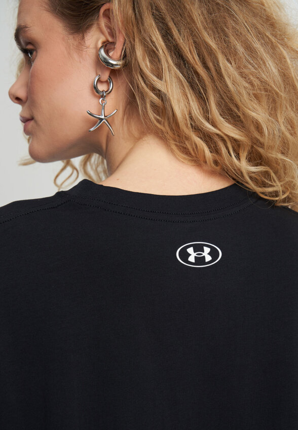 Футболка женская Under Armour Rival Boxy, Черный