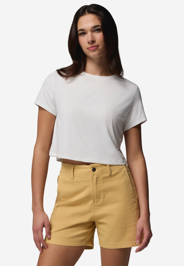 Футболка женская Columbia Parsons Point SS Tee, Бежевый