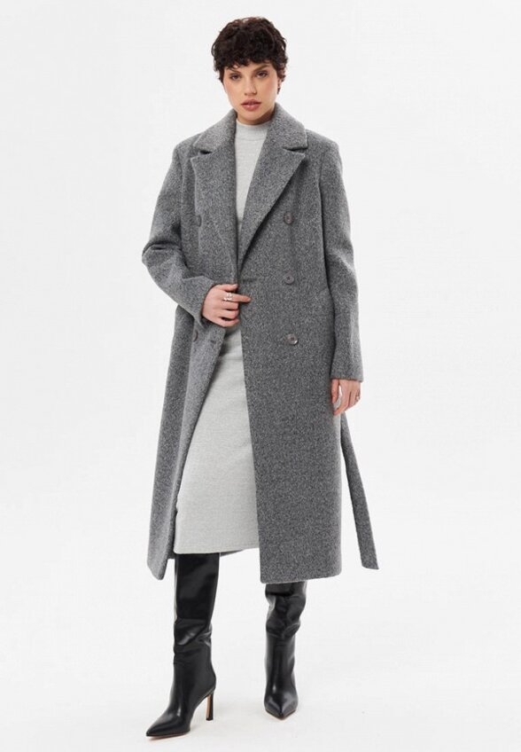 Пальто двубортное Dress No Stress