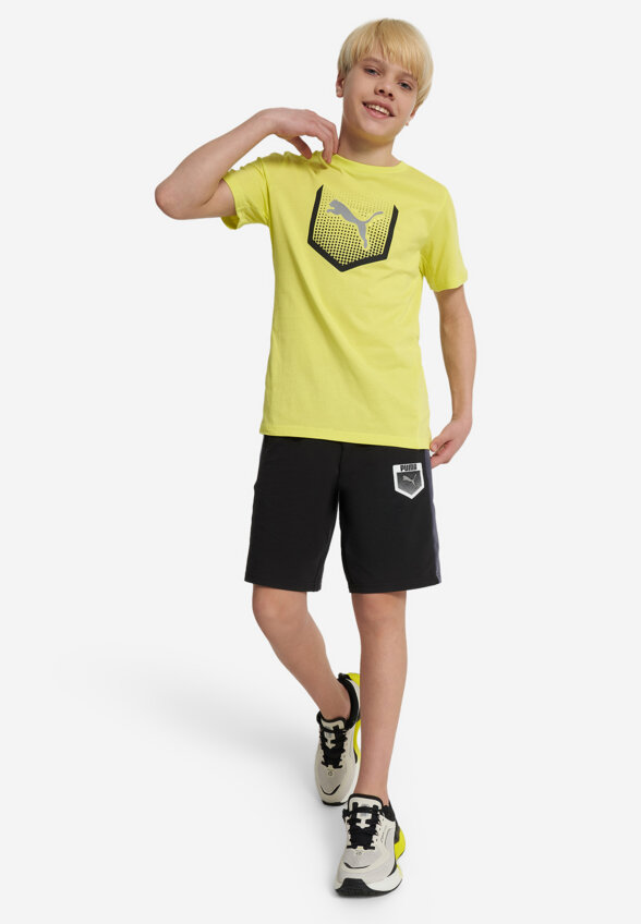 Футболка для мальчиков PUMA Active Sports Graphic, Желтый