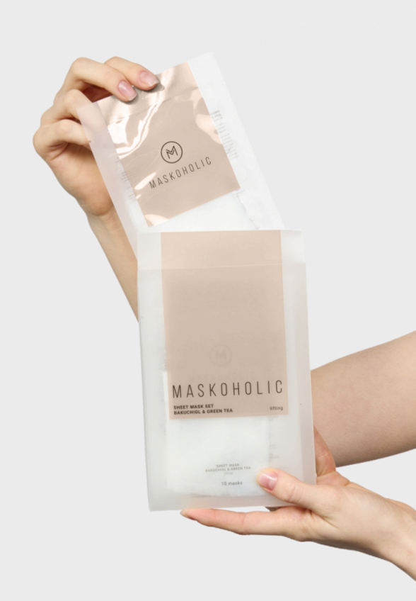Маска для лица тканевая Maskoholic