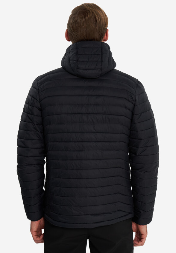 Ультралегкий пуховик мужской Columbia Powder Pass Hooded Jacket, Черный