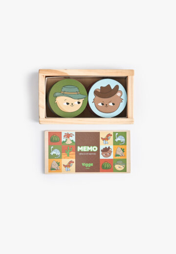 Настольная развивающая игра «Мемо» для детей