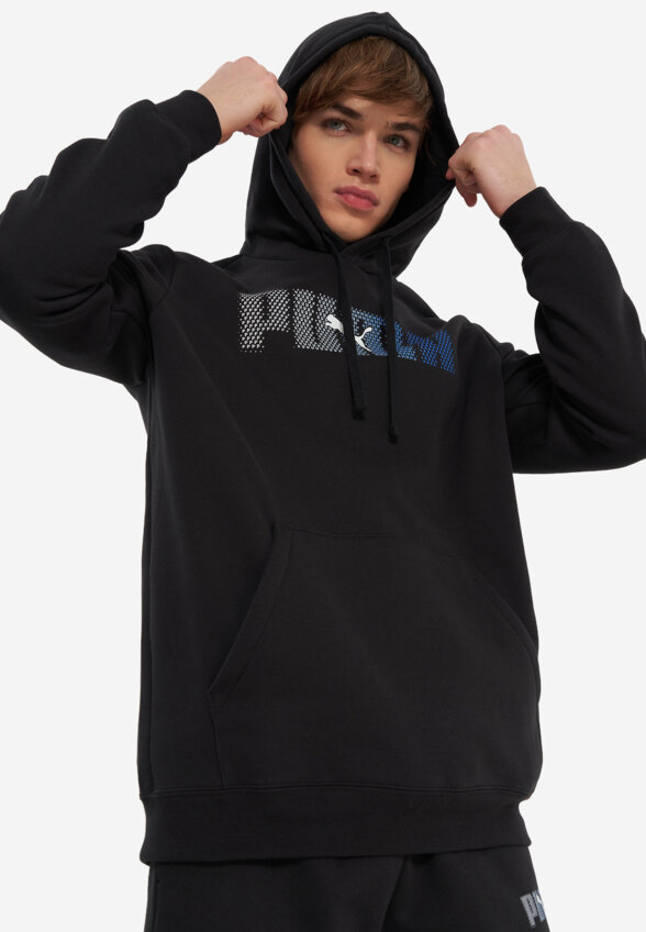 Худи мужское PUMA Ess Logo Lab, Черный