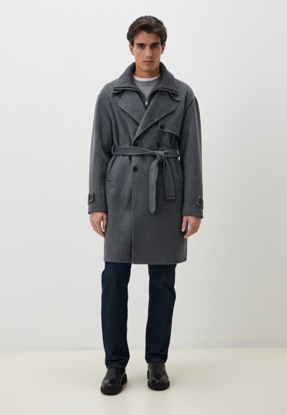 Пальто двубортное Qwentiny