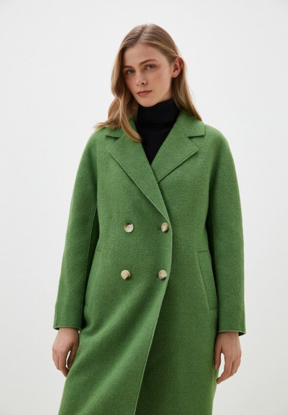 Пальто двубортное Pompa