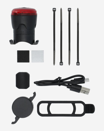 Фонарь велосипедный задний Cyclotech CRL-S, Черный