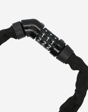 Замок велосипедный кодовый Abus 4804 C/75 BU Steel-O-Chain, Черный женщинам