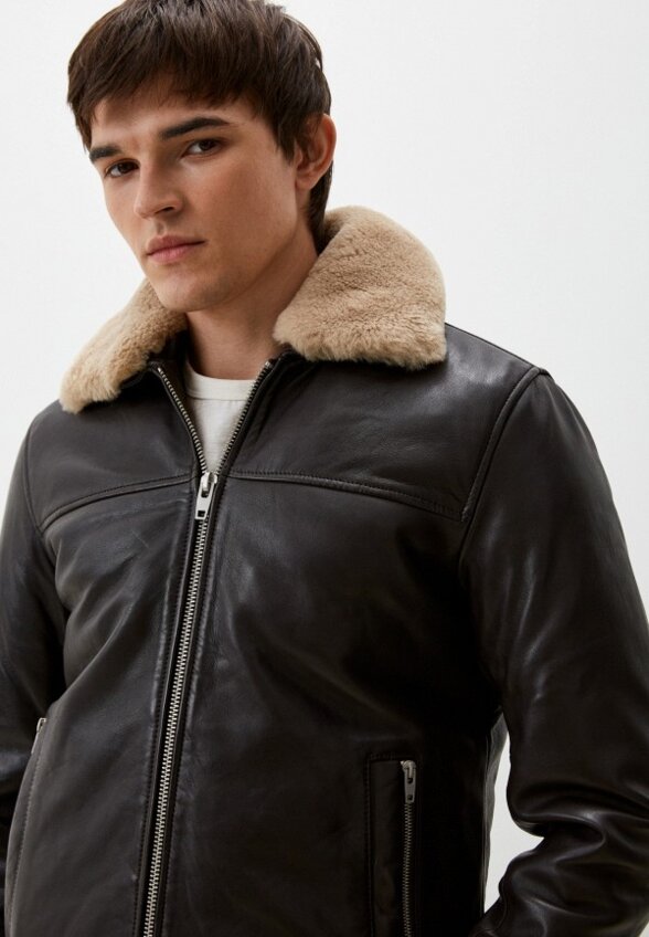 Куртка кожаная Urban Fashion for Men
