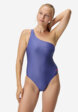 Купальник слитный женский Speedo Aysmtrc Solid, Синий2  - превью