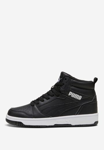 Кеды утепленные для мальчиков PUMA Rebound V6 Mid WTR Jr, Черный